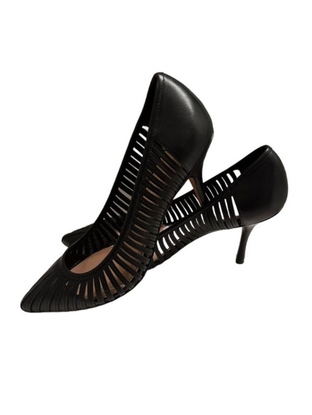 Linea Paolo Mixed Media Leather High Heel Pumps Size 7